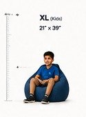 Stylecraft XL bean bag size guide