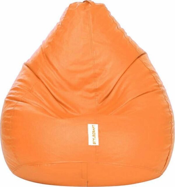 Stylecraft Orange Bean Bag With Beans