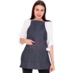 StyleCraft Denim Kitchen Apron with Pocket
