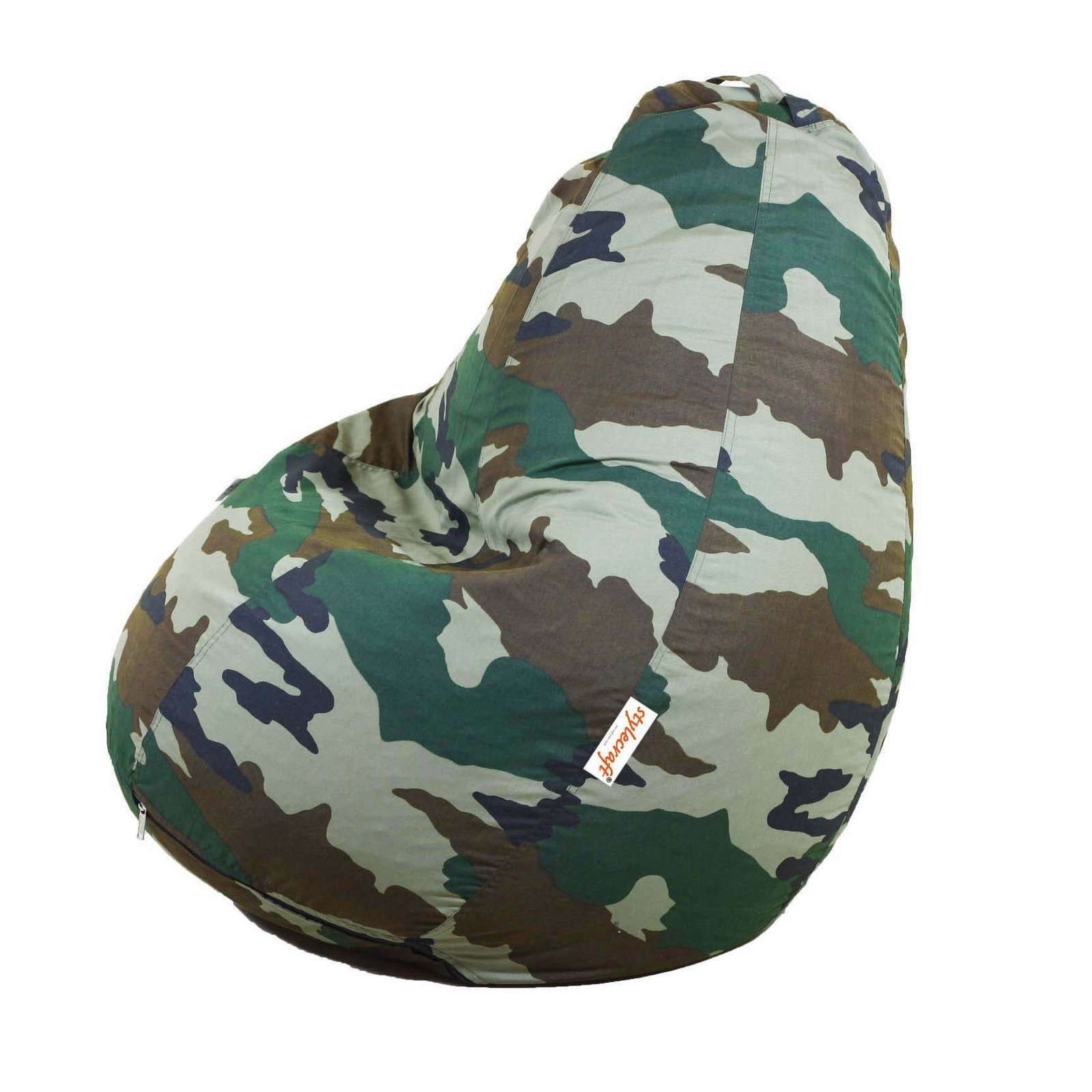 Stylecraft-MIlitry-Bean-Bags-1.jpg Stylecraft Army Printed Cotton Bean Bag Without Beans - Image 1