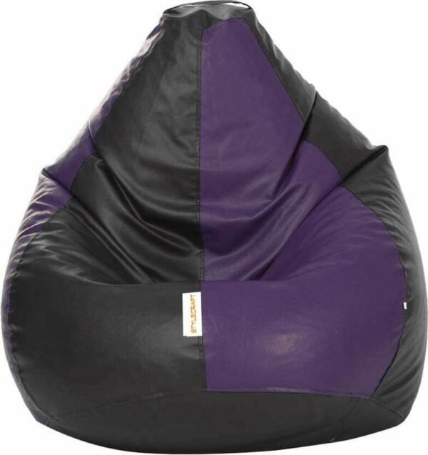 Stylecraft Black and Purple Bean Bag Without Beans