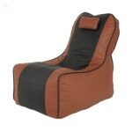 Stylercraft Brown and Tan Lounger Bean Bag